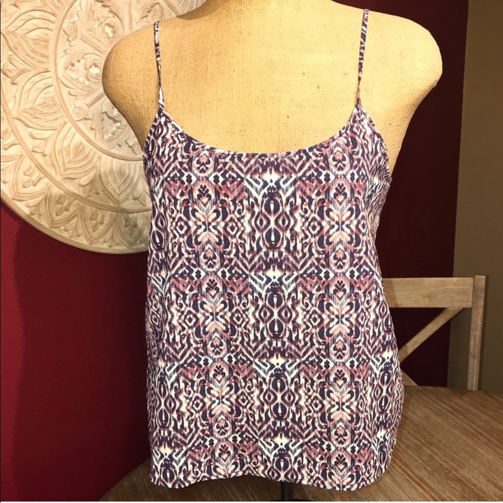 Purple and white  tank top